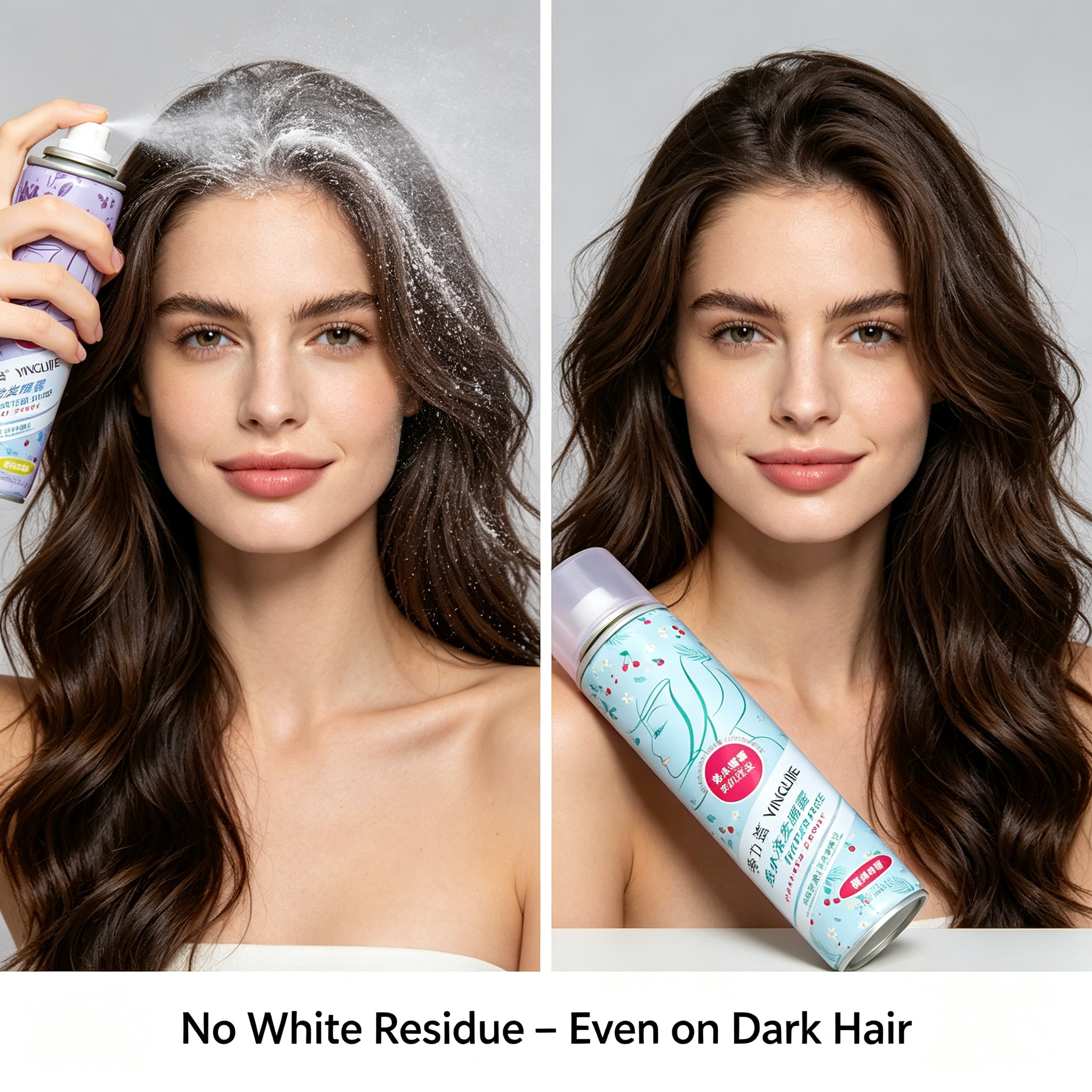 OEM Rice Starch Dry Shampoo Spray – Oil Control & Fluffy Volume, No White Residue, 150ml Pump, MOQ 3000 Pcs